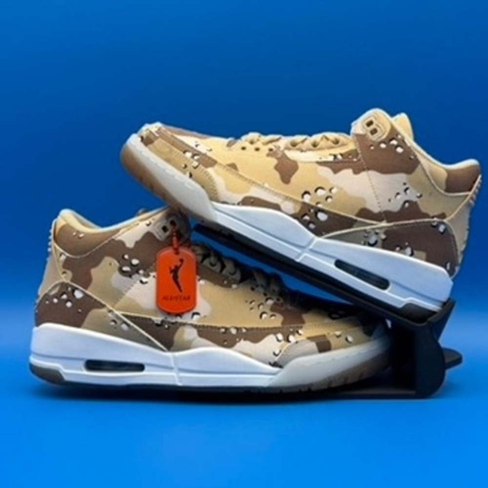 Jordan 3 Retro WNBA‎ Desert Camo HM4301-200 Size 9